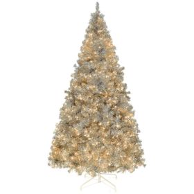 6 FT Pre-lit Artificial Christmas Tree, Hinged Xmas Pine Tree With 900 Branch Tips, 300 Lights And Remote Control For Holiday Party Office Home, (Option: Defaulttitle)