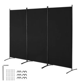Tri-fold Privacy Barrier, Collapsible Seclusion Panel and Detachable Space Divider for Area Division, Self-standing Dividers for Workspace, Sleep (Option: default title)