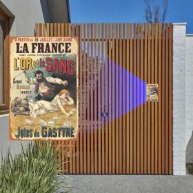 Vintage Metal Wall Plaque 8x12, Retro Iron Hanging Sign 2D Flat Rustic Decor (Option: Tin)