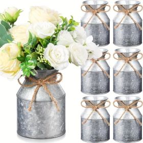 6-Pack Durable Metal Vases For Wedding Party Decorations (Option: 6Pack)