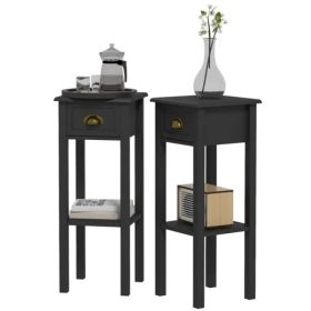 2PCS Coffee Table/Side Table (Option: as picture)