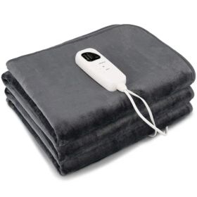 Electric Mattress Pad with 5 Heat Settings, 8-Hour Auto Shut Off, Machine Washable Flannel Heated Bed Mat (71"x30") (Option: default title)