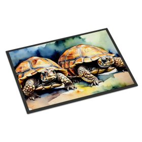 Turtles Tortoises Doormat Front Door Mat Indoor Outdoor Rugs for Entryway, Non Slip Washable Low Pile, 24H X 36W (Option: Default)