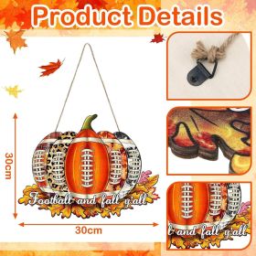 1 pc Rugby wooden home crafts, doorplate pendants, party and festival plaques, sign decorations, paintings (Color: 8)